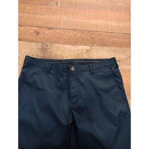 Bonobos Maide Highland Performance Stretch Navy Golf Pants 36x32 Zip Hem‎ 2137